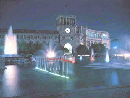 Yerevan at night